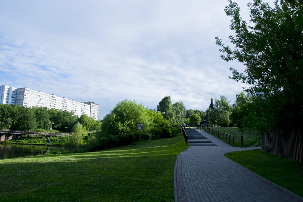 Парк в деревне